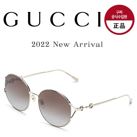 ○[22년 최신상] GUCCI 홀스빗 메탈 선글라스 (GG1017SK)
