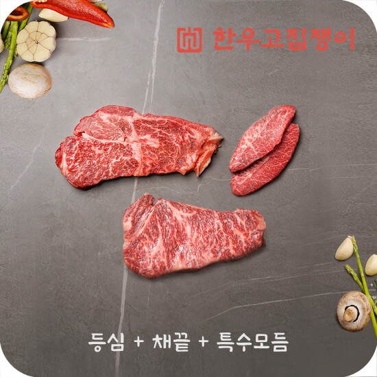 [한우고집쟁이][한우고집쟁이] 대한한우 1++ 한우 4부위 구성(등심,특수부위,살치살,갈비살)