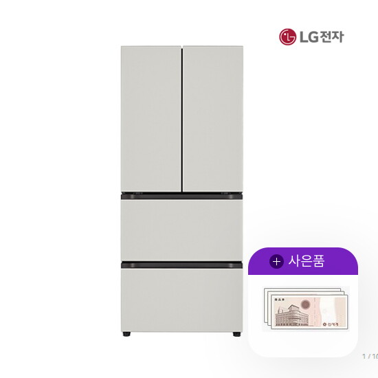 [렌탈]LG전자 렌탈 LG 오브제 엘지 김치톡톡 402L 그레이 Z407MGG143 5년 69500/60개월 의무사용