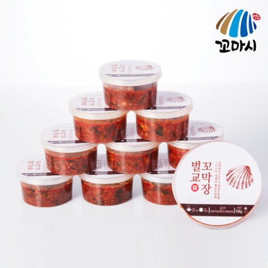 벌교 꼬막장 150g*11통+국내산 참기름80ml*1병