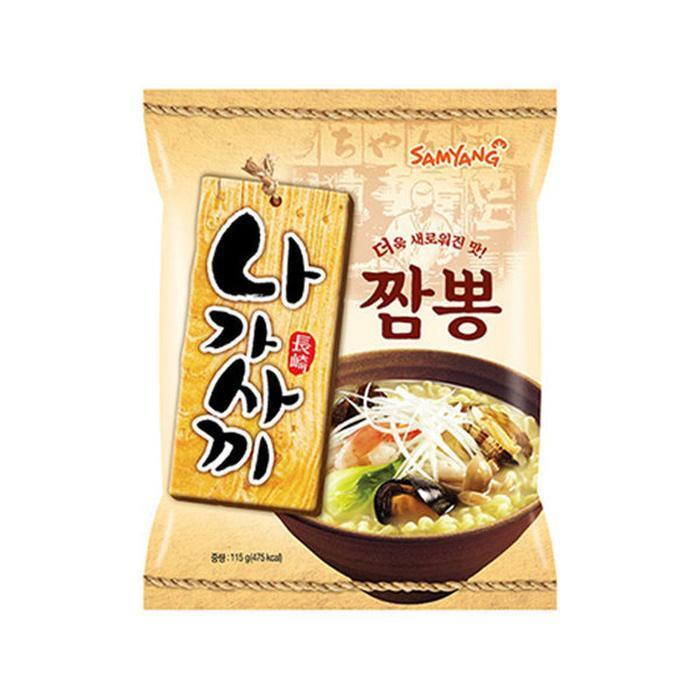 셀러허브 식품 삼양 나가사끼짬뽕 멀티팩 40봉 하얀국물 봉지라면 짬뽕라면 박스 해장라면 간식 칼칼한 얼큰한