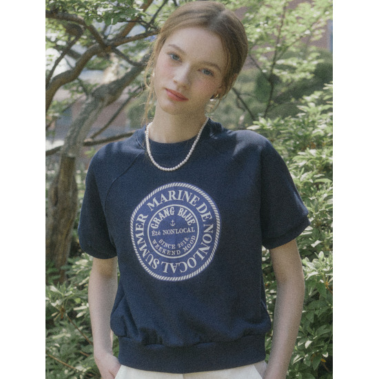 [논로컬]Marine Rope Half Sleeve Sweatshirt_ 2colors (N23SMTS008)