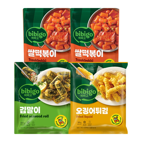 [비비고]분식세트(떡볶이x2+김말이+오징어튀김)