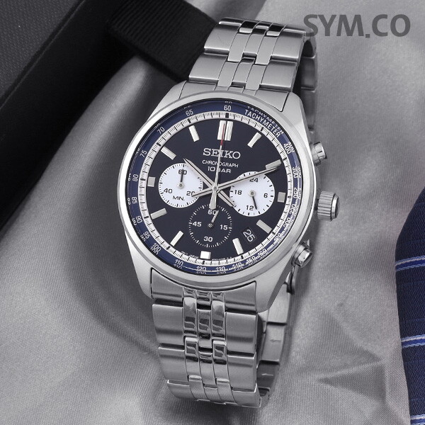 세이코 세이코 SSB427P1 크로노그래피 타키미터 100미터방수 캐쥬얼 남자 메탈 시계 d