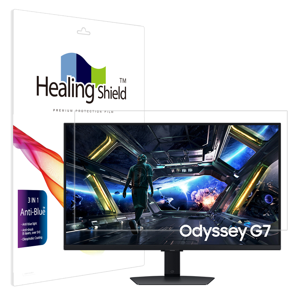 힐링쉴드 삼성 UHD 오디세이 G7 LS32DG702 블루라이트차단 액정보호필름
