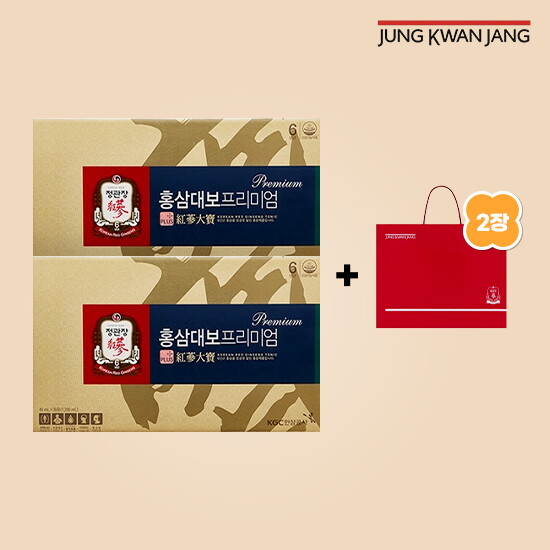 [정관장][정관장] 홍삼대보 프리미엄 (40ml x 30포) 2박스 + 쇼핑백 2장