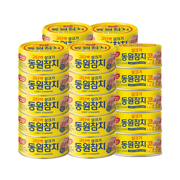 동원F＆B 동원 F&B 동원 라이트참치 85g 20캔 + 콘참치 85g 5캔