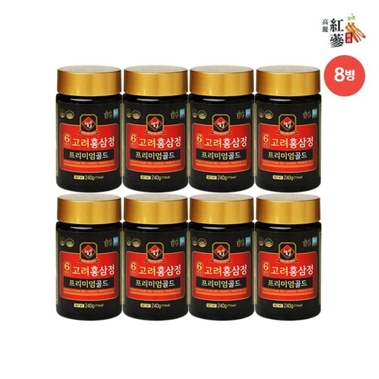 [방송중에만!][더블] 홍삼정 프리미엄 골드 240g x 8병