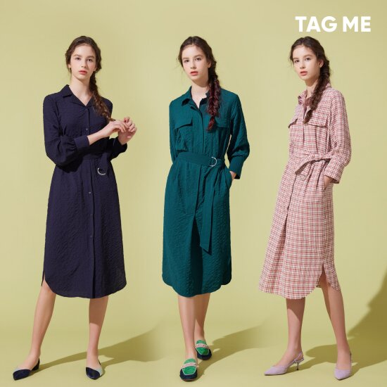 데일리 시어서커 원피스 2종