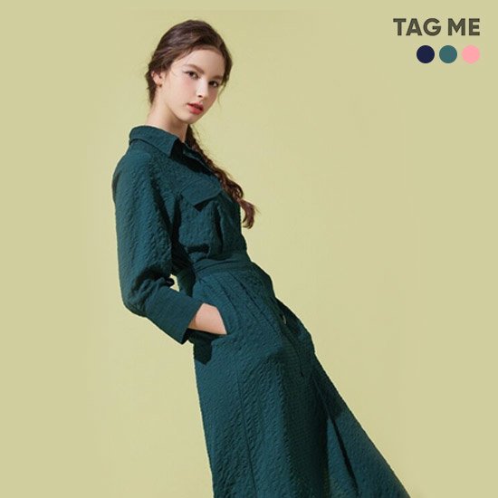 데일리 시어서커 원피스 2종