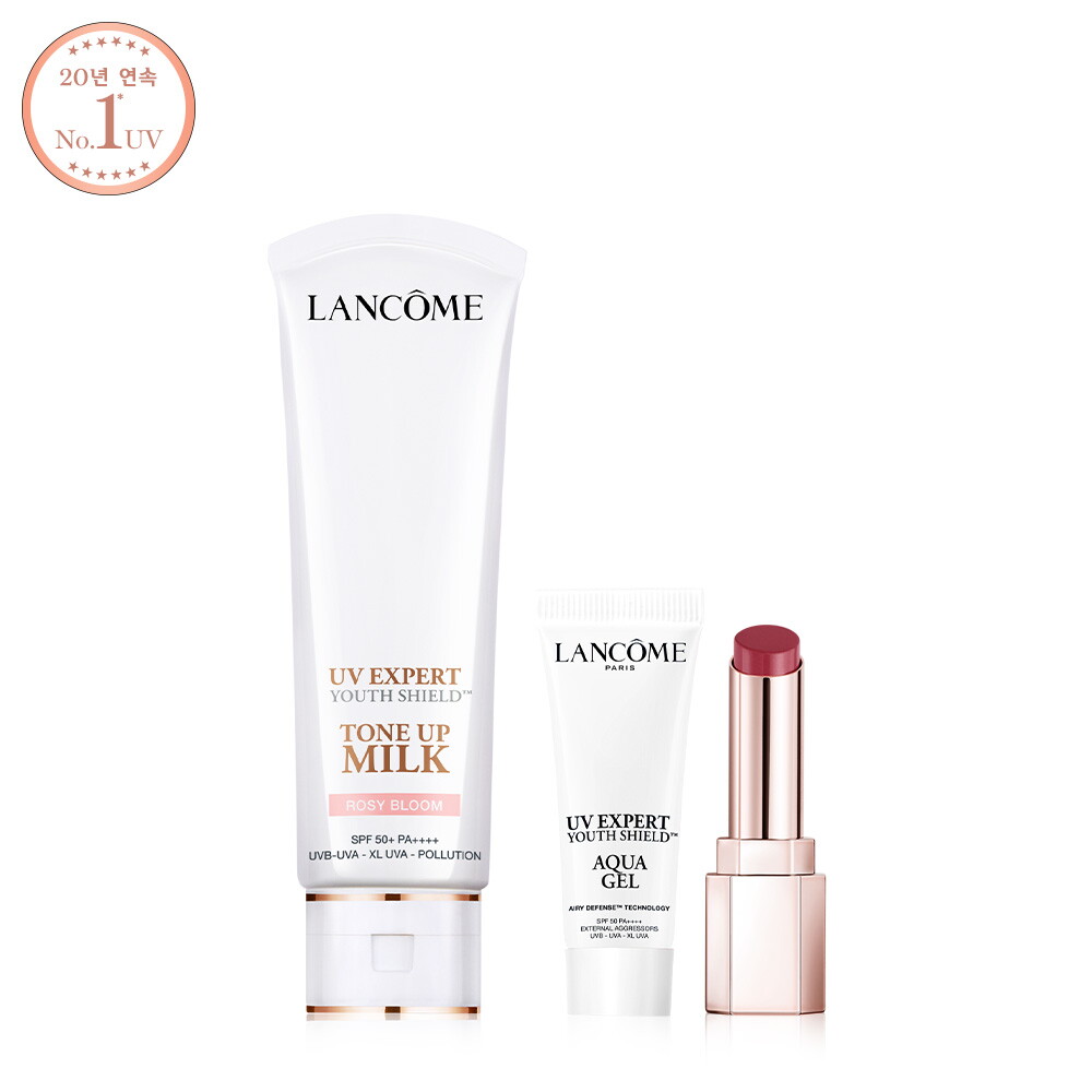 랑콤 (12IM) UV 엑스퍼트 톤업 로지 블룸 50ml 세트