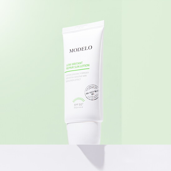 [모델로][정가 32,000원] 로우 이리턴트 리페어 저자극 선로션 50ml SPF50+ PA++++