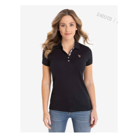 [POLO]12. U.S. Polo 여성 폴로셔츠 (블랙)