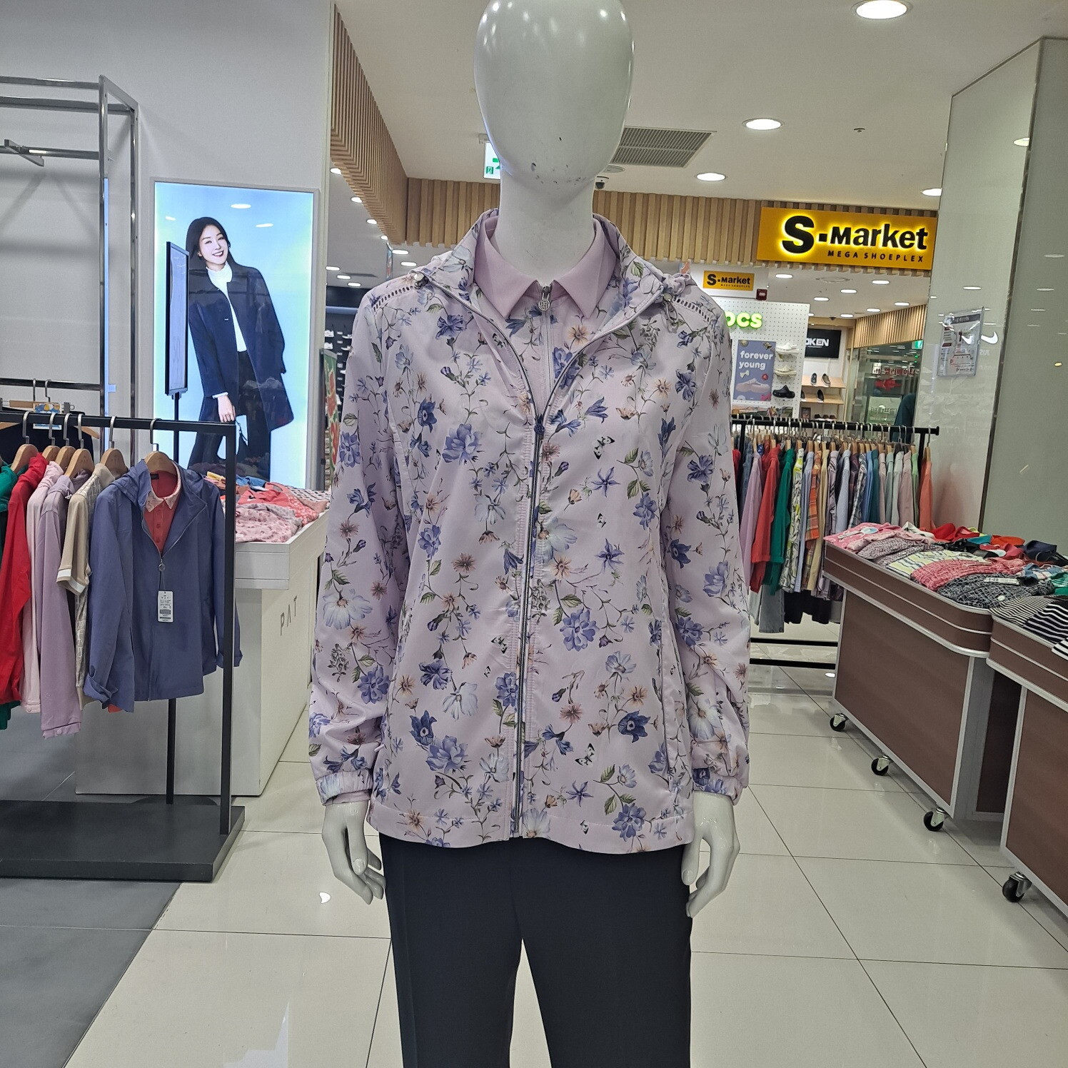 피에이티 (패플) [피에이티]멀티플라워 메쉬믹스 점퍼  1L41334-1_US