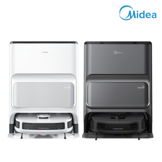 [MIDEA][미디어]V12 올인원 로봇청소기 화이트/블랙