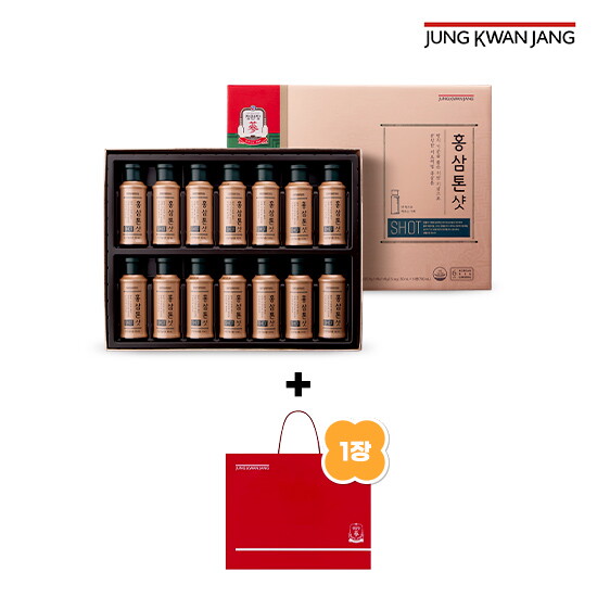 [정관장]정관장 홍삼톤샷 (50ml 14병) 1박스 + 쇼핑백 1개