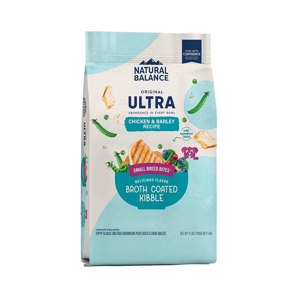 내추럴발란스 내추럴발란스 내추럴발란스 울트라 닭고기&보리 레시피 피부건강 강아지사료 5kg_작은알+강아지간식+샘플