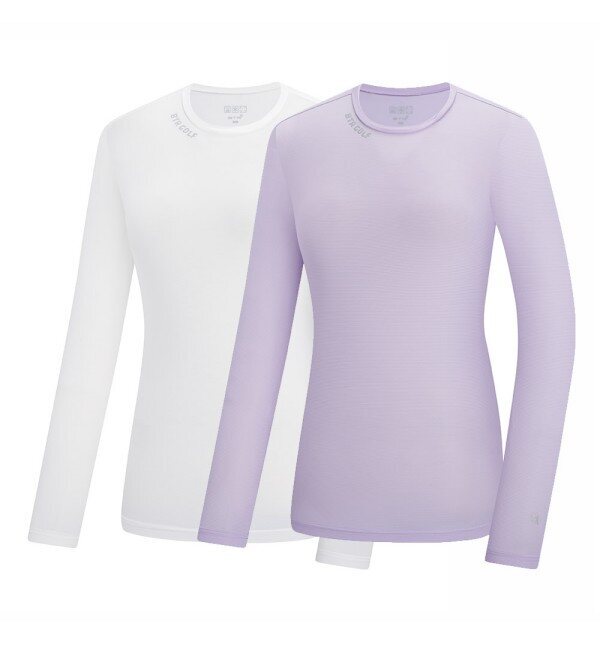 비티알 [비티알]비티알 여성 아이스본 냉감터치 골프 긴팔 라운드 이너 티셔츠 2342TB821W