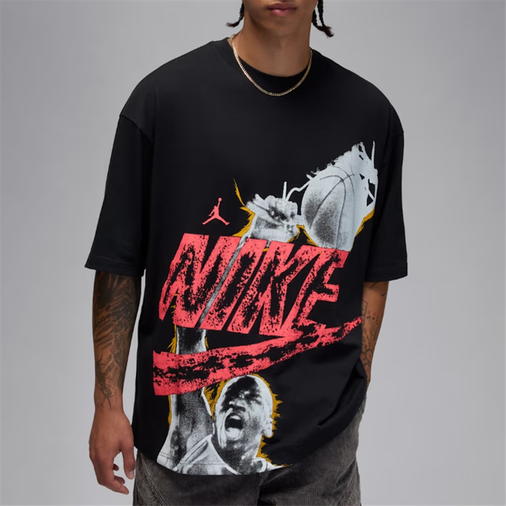 나이키 나이키 조던 레트로 M 오버사이즈 티셔츠 BE3 HQ9093 010