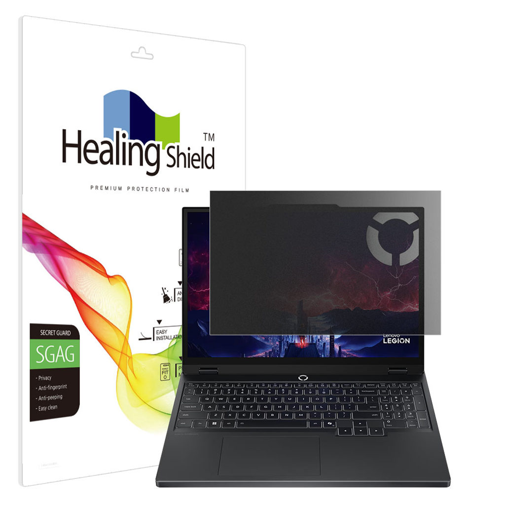 힐링쉴드 레노버 리전 5 15AHP10 프라이버시 저반사 사생활 보호필름 액정