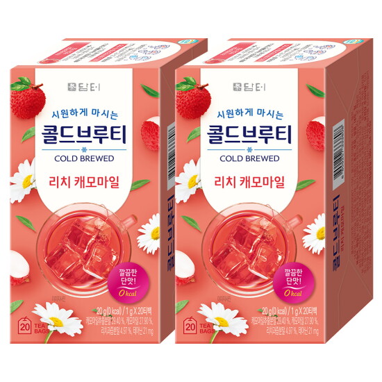 [담터]담터 콜드부르티 리치 캐모마일 20T+20T 총40T