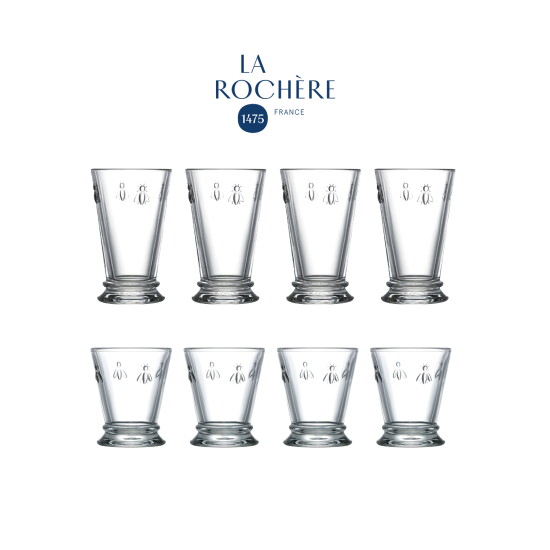 [라로쉐][드링크잔 세트] 라로쉐 아베이오 컬렉션(롱드링크잔 310ml 4P + 텀블러잔 240ml 4P)