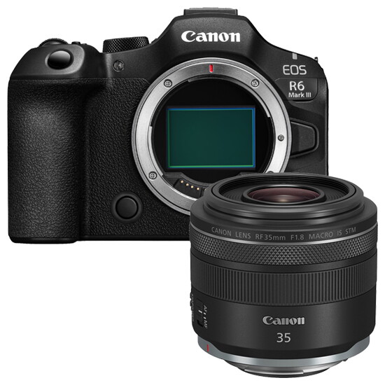 캐논 [캐논][정품] EOS R6 Mark III + RF 35mm F1.8 MACRO IS STM + 9361가방(숄더백) + 청소도구 + 포켓융