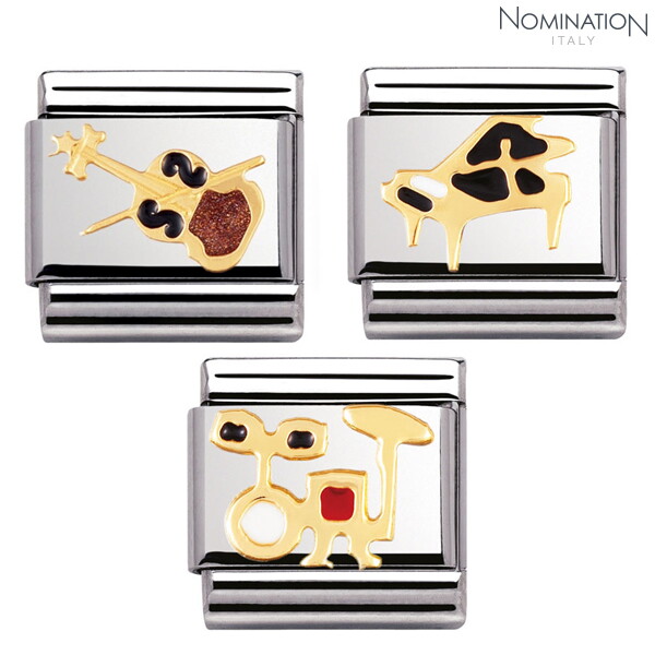 노미네이션 노미네이션 [노미네이션]컴포저블 클래식 MUSIC 에나멜,18K 골드 링크 030221 (택1)