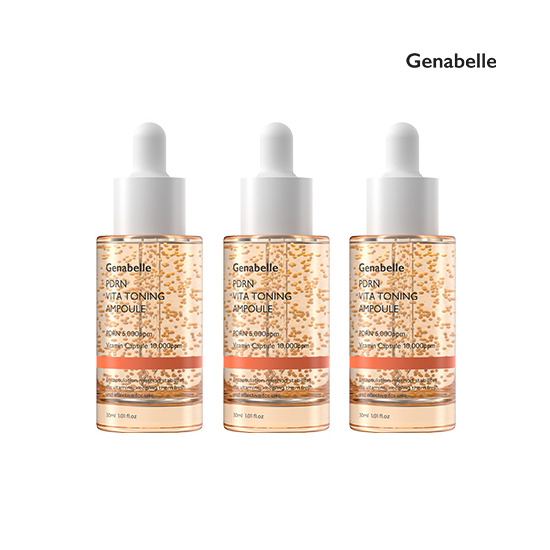 [제나벨][앰플매니아구성]PDRN 비타 토닝 앰플 30ml 3개