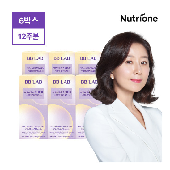 [뉴트리원]■[6박스] 뉴트리원 저분자콜라겐 5000 식물성 멜라토닌 (6 g x 14포 X 6박스)