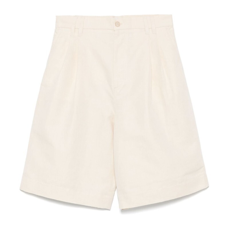 필리파 케이 필리파 케이 라이트 베이지 프론트 버튼 테일러드 쇼츠 31114 0092