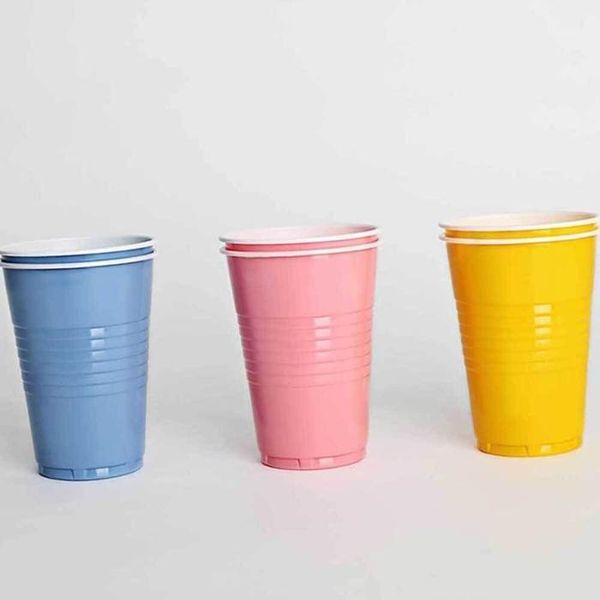 셀러허브(하프클럽) [하프클럽/셀러허브_여성트랜드패션]컬러컵 다회용컵 일회용컵 다용도컵 음료잔