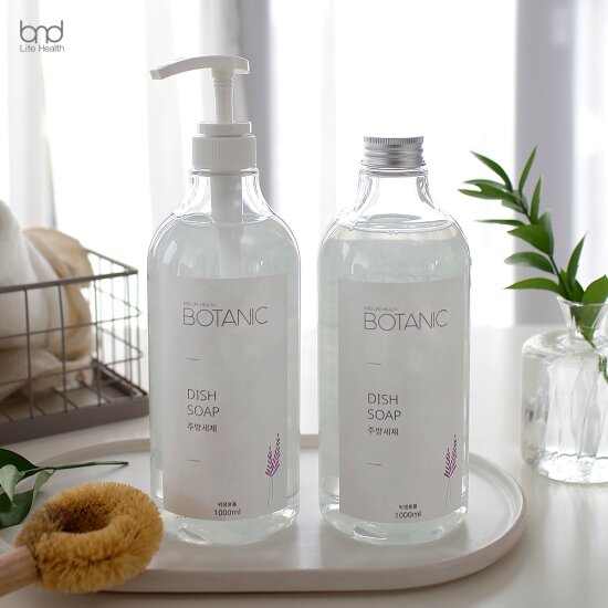 [세제혁명] 보타닉 주방세제 1000ml 4통(펌프포함)