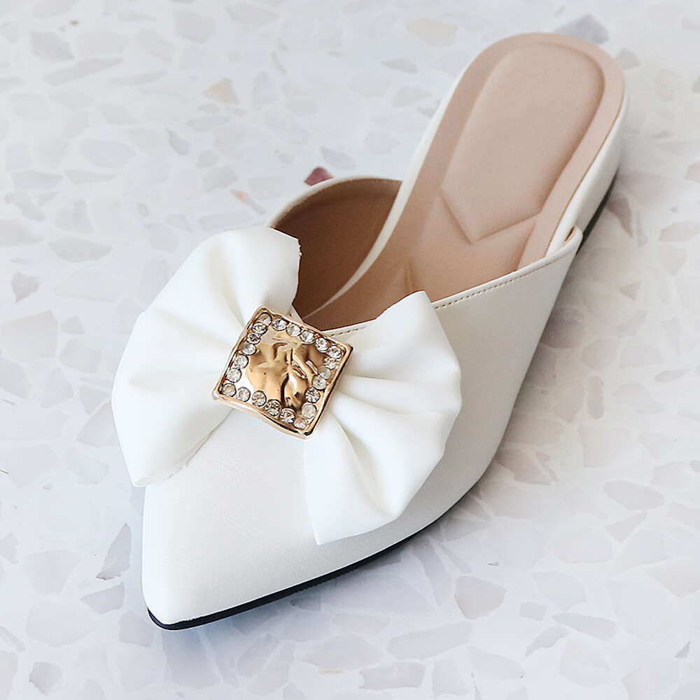 원더슈즈 크루셜 컴포트 쿠션 미끄럼방지 펌프스 블로퍼 슬리퍼 2CM BD-BM111-3