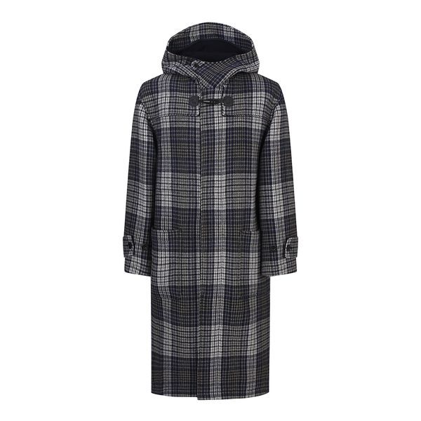 신원(아울렛) [하프클럽/신원아울렛]울블렌디드 하운드투스 더플 코트 PHHAX7021 H