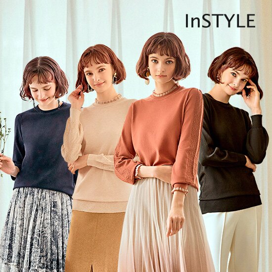 [Instyle]인스타일 니트 블라우스 4종