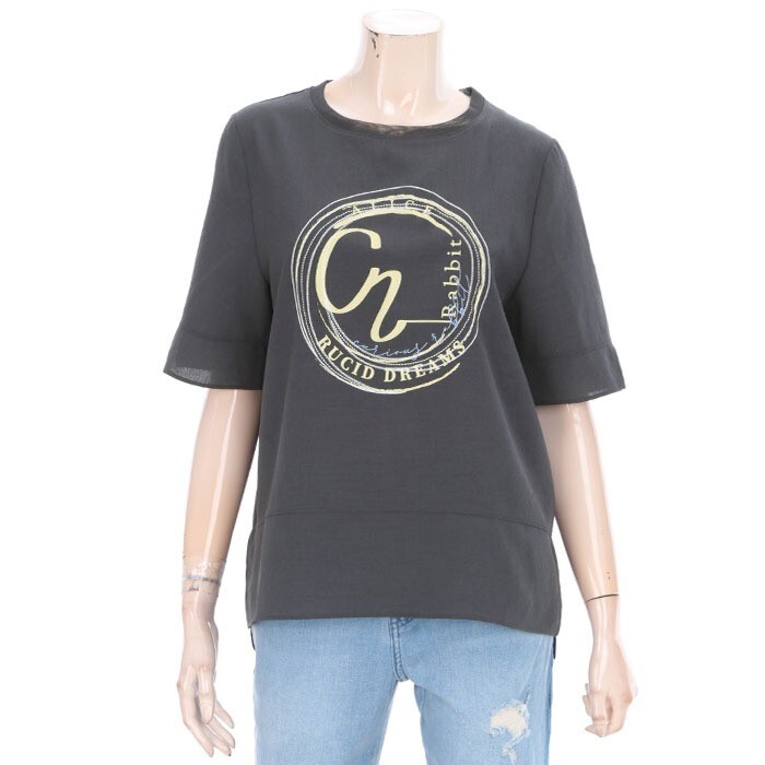 캐리스노트 라운드 로고블라우스 CN3MBL010