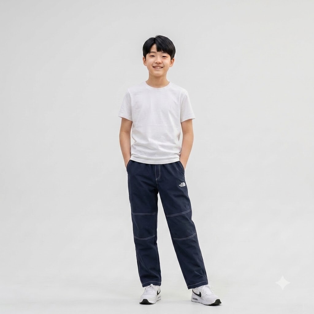(주)영원아웃도어 노스페이스 노스페이스 키즈 익스플로링 팬츠 다크네이비 NP6NQ03U NP6NQ03UDNA