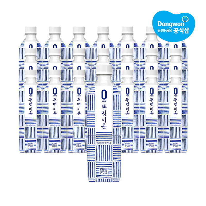 동원 동원 투명이온 제로500ml x 24개(1box)
