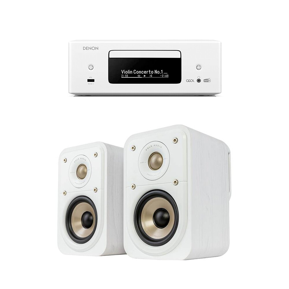 데논 RCD-N12 + 폴크오디오 ES10 올인원 네트워크 하이파이 오디오