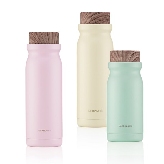 [락앤락]밀키 텀블러 3종 세트 (핑크 420ml + 아이보리 420ml + 민트 300ml)