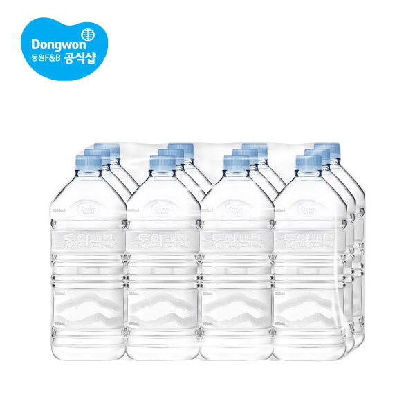 ㈜해찬아이앤디 동원에프앤비 [하프클럽/동원]동원샘물 생수 무라벨 1.1L 12병