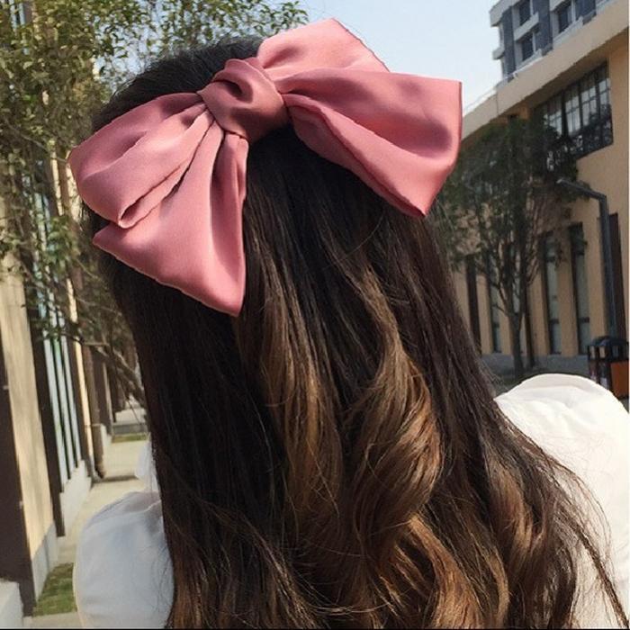 상세페이지 참조 셀러허브잡화 머리핀 데일리 왕리본 이거찜 국내가 리본핀 헤어악세사리 집게핀 반머리집게핀 숱많은긴머리 빅