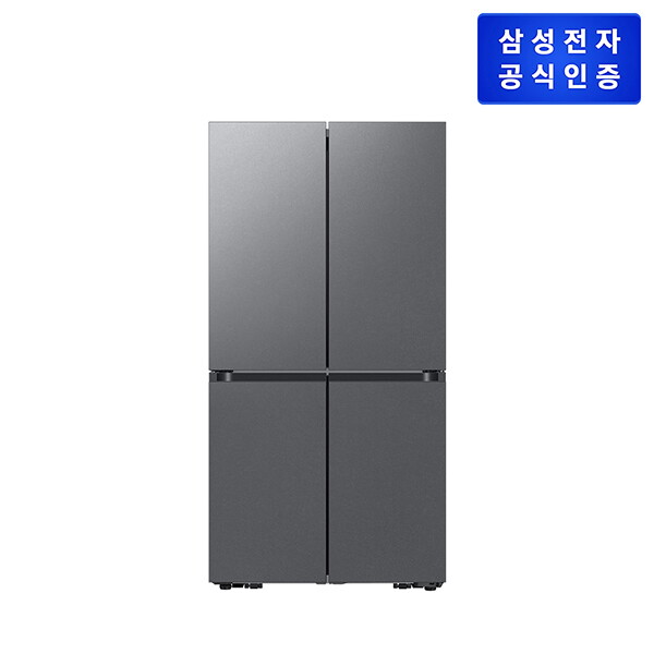 삼성전자 Bespoke AI 냉장고 25년형 4도어 RM70F90R2DD 905L 에센셜 다크 메탈