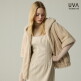 [우바]25FW Faux 밍크 후드 케이프 자켓