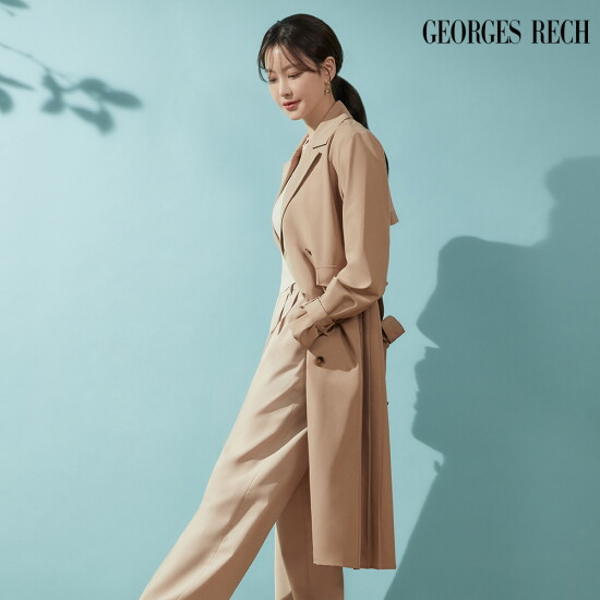[조르쥬 레쉬](런칭가 69,900원) 24SS 스트레치 트렌치 코트