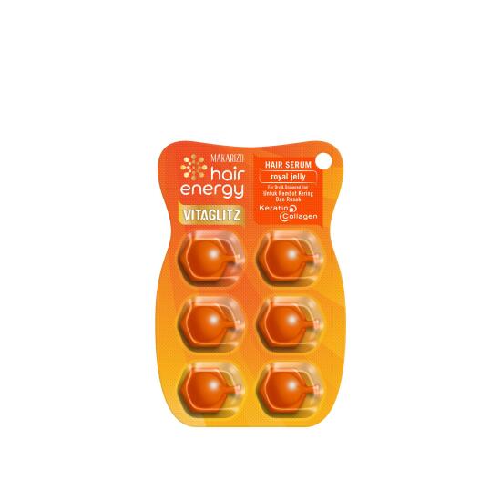 [기타][마카리조]헤어 에너지 비타글리츠 헤어 세럼 로얄젤리 1ml x6ea (해피허브메타)