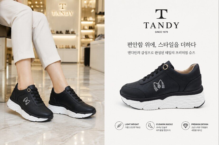 탠디 (패플) [탠디]여성 구두 스니커즈 키높이 6cm X2D5R003GJK1_SH