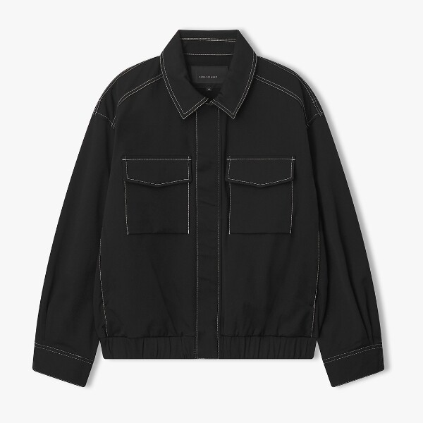 리버클래시(남성) 남성 25F/W 블랙 스티치 셋업 자켓 LLF32650