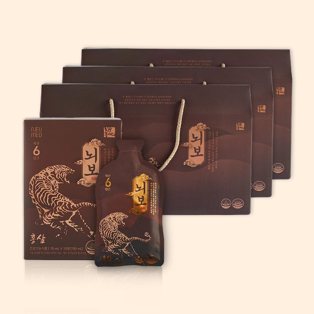 보타니스타 뇌보 30포x3박스 (3개월) 홍삼 부모님 선물 기억력 면역력 피로 개선